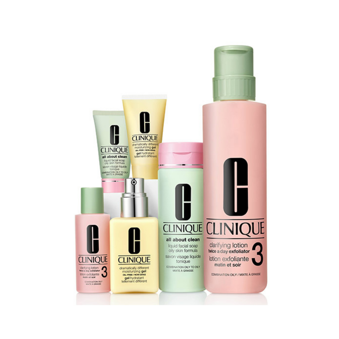 Set Clinique Rutina 3 Pasos: Piel Mixta A Grasa