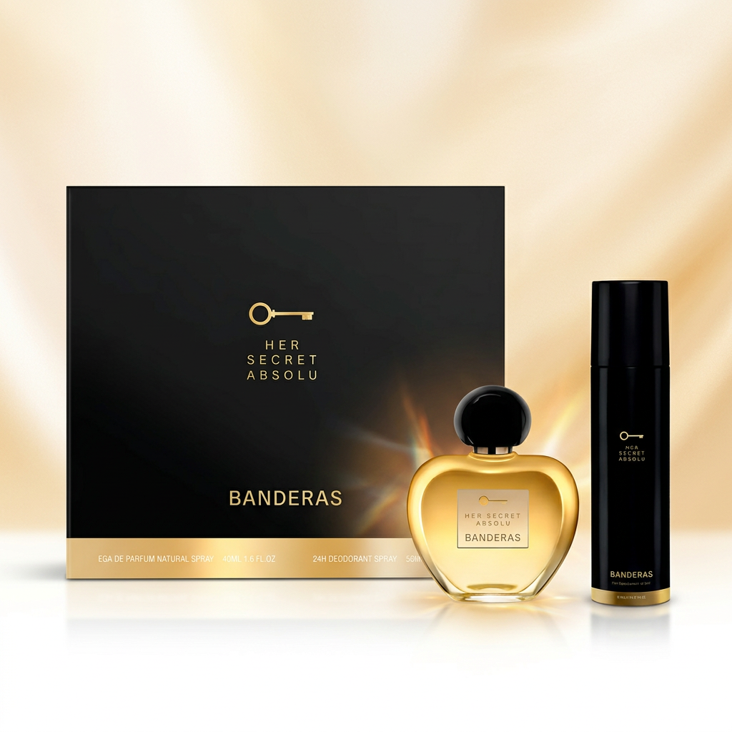 Set Perfume Her Secret Absolu Eau de Parfum  80ml + desodorante 150ml