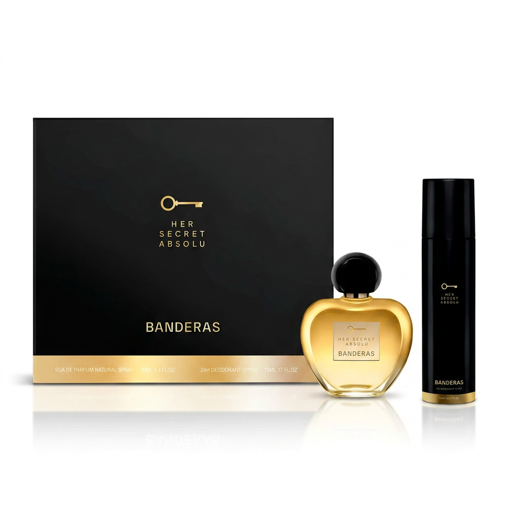 Set Perfume Her Secret Absolu Eau de Parfum  80ml + desodorante 150ml