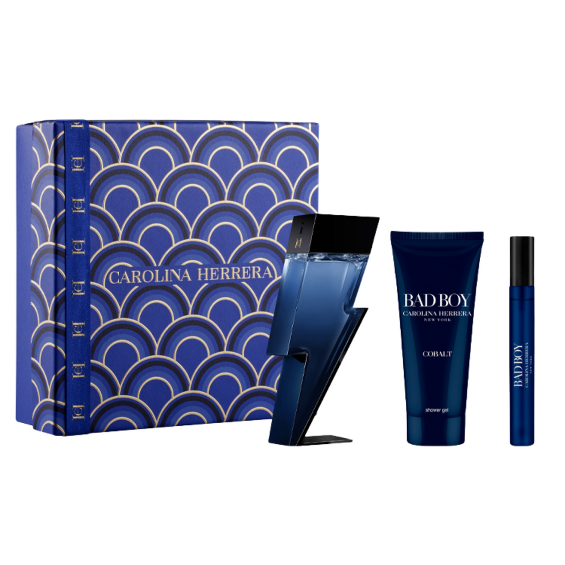 Carolina Herrera Set Bad Boy Cobalt Eau de Parfum 100 ml+ 10 ml + Gel De Ducha 100 ml